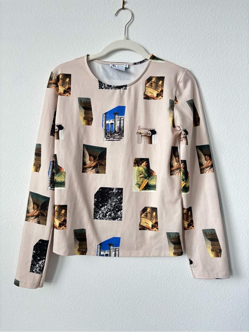 Zara Apotheosis of Homer 1827 Long Sleeve Top Size L 🖼️